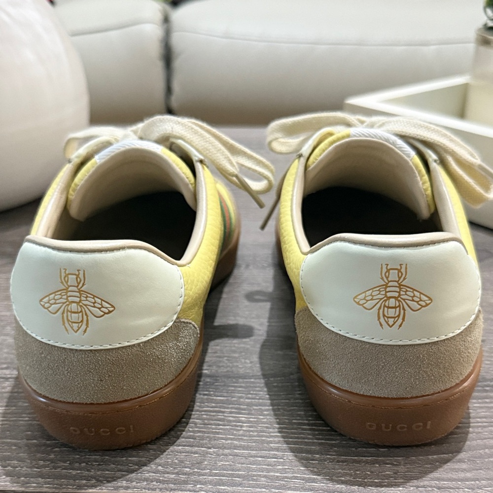 Gucci G74 Web Low Sneakers Oatmeal - Picture 6 of 7